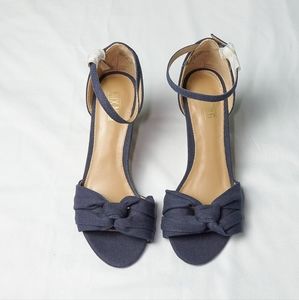 Mix No.  6 Navy Wedges - Brie | Size 7M | Like New
